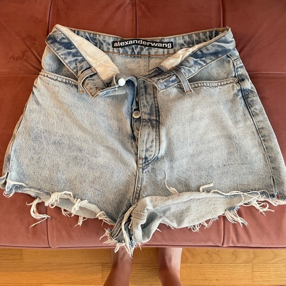 Alexander Wang Fold Over Shorts